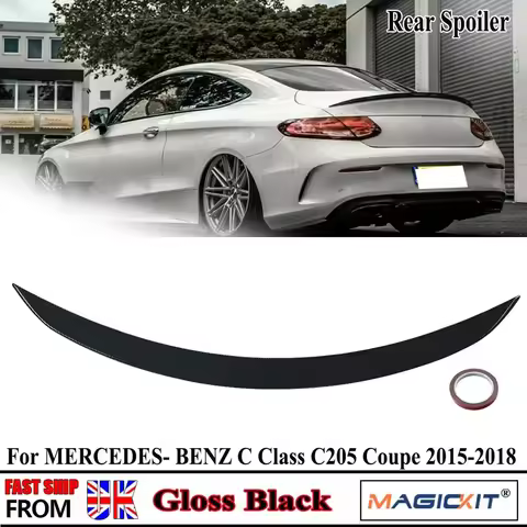 Tail Spoiler FOR MERCEDES C CLASS C205 COUPE A205 AMG C220D C300 2015 2016 2017 2018 REAR TRUNK BOOT