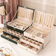 (Cafein.home) Premium Jewelry Box 3 Levels Multi-Function The Graceful Collection