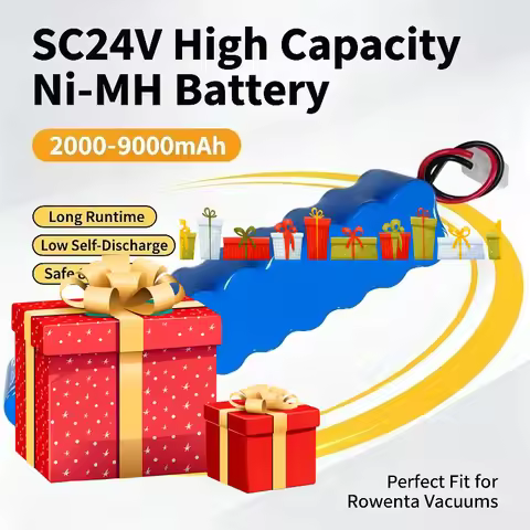 Replacement SC 24V 2000‑9000mAh Rechargeable Battery Work for RH8771WS RH8770 RH8779 RH877901 rh8750