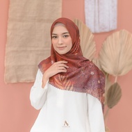 AZHA SERIES / CAMELA SCARF HIJAB VOAL ULTRAFINE LASERCUT / SQUARE HIJAB / VOAL PRINT
