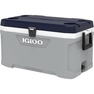 (SG STOCK-MADE IN USA) igloo 70qt ice Cooler Box, Max Cold Lattitude 70, Ash Gray x coleman