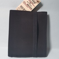 MUJI Genuine MUJI MUJI Travel Wallet Polyester Fiber 11x9.5cm Black and Blue Gray