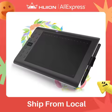 GAOMON M106K PRO 10'' Graphics Drawing Tablet with 8192 Levels Tilt Supported Battery-free Art Stylu