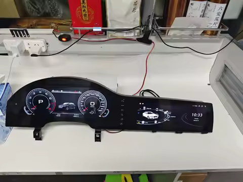 24" Android Auto Dual Screen For Audi Q7 2006-2015 Stereo Multimedia Player + Digital Cluster Car Ra