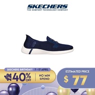 Skechers Online Exclusive Women Slip-Ins On-The-GO Swift Fearless Shoes - 137290-NVY Air-Cooled Memory Foam