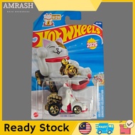 Hotwheels Feline Lucky White HW Celebration Racers (Standard Card)