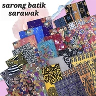 Kain sarung sarawak batik perempuan cotton | Siap jahit