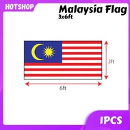 【3x6ft】Malaysia Flag Bendera Malaysia Polyster Jalur Gemilang Flag Malaysia 90x180cm+/-