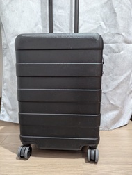 Genuine Muji small 36L size Black Rolling Suitcase with new handles. Brake wheel lock works. With 2 