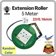 [Sirim Approved]13A Single Extension Roller/Cable Roller Set/ 2 Pin Easy (23C/0.16MM)