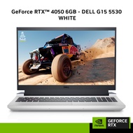 【Ready-Stock 】Nvidia GeForce RTX™ 4050 6GB - DELL G15 5530 WHITE (i7-13650HX/16GB/512GB/15.6"FHD/W11