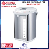 SONA SAP 965 5.0L ELECTRIC AIRPOT 750W, 1 YEAR WARRANTY