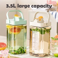 VIOLETLILAC Cold Water Bottle, Large Capacity Kettle Drinking Bottle Water Bottle with Faucet, 2.3L/