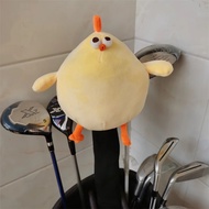 Yellow chicken Driver Headcover 460cc Plush Protector Golf Wood Head Cover CUTE GIFT