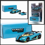 Tarmac Works Global64 Koenigsegg Agera RS Blue color with black sport