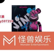 特價中✅英雄聯盟LOL金克絲bearbrick jinx400%100%積木熊暴力熊塗鴉手辦