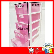 A4 Saiz 5 Tier Drawer / Document Drawer 5 layer A4 drawer storage drawer/Laci Plastic Office Table Holder Storage Box