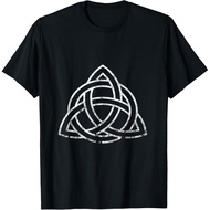 Men's cotton T-shirt Celtic Knot Knot Triquetra Symbol T-Shirt High quality cotton short sleeves in 