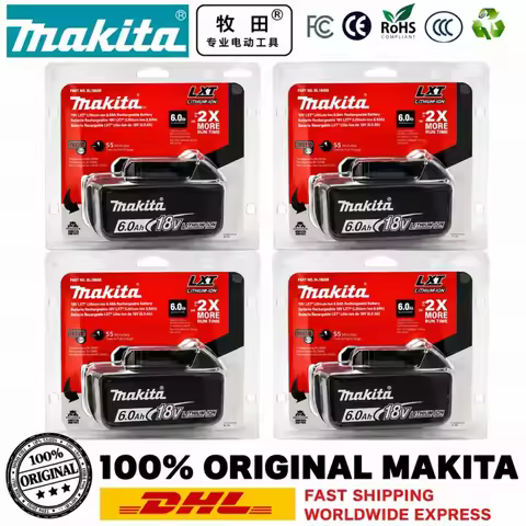 2026 Authentic Makita 9000mAh battery, hot selling 18v tools battery, replaceable DHR202 DJV182 DDF4