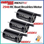 Surpass Hobby Rocket 2948 3.175mm Shaft 3000KV 3450KV 4800KV Waterproof Brushless Motor For 600-800m