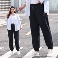 Sweatpants for Women - Cuffed Design with Elastic Waist - Stylish Black Option