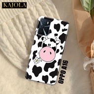 Case Hp OPPO A16 - Casing Hp OPPO A16 - KAJOLA - Fashion Case SAPI - Pelindung Belakang Handpone - C