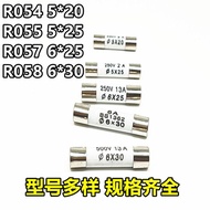 R RO55 Ceramic Fuse Tube R054 5X25 Fuse R057 R058 6x301A2A5A6A