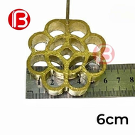 (B Boss) Acuan Kuih Loyang Tembaga / Honey Comb Biscuit Loyang Tembaga / Loyang Goyang Acuan Tebaga 