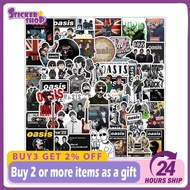 51PCS British Rock Band Oasis Sticker Decorative Phone Water Cup Waterproof Sticker Fan Gift