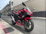 KAWASAKI NINJA 400二手檔車中古車配合全額.超額.學生貸款強力過件白牌黃牌紅牌仿賽街車大型重機滿18即可辦理