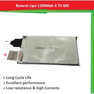 Lipo Battery 3.7Volt 3.7V 1200mAh 60C For drone quadcopter RC Car Airplane boat