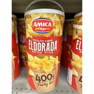 Italian Amica Barreled Potato Chips 400g Super Large Barrel European Snacks
