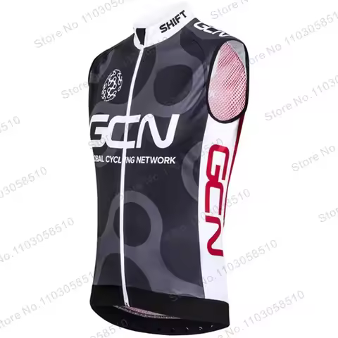 GCN Riding Unisex Waterproof Cycling Vest Bicycle jacket Windjack Lightweight Ultralight Riding Ridi