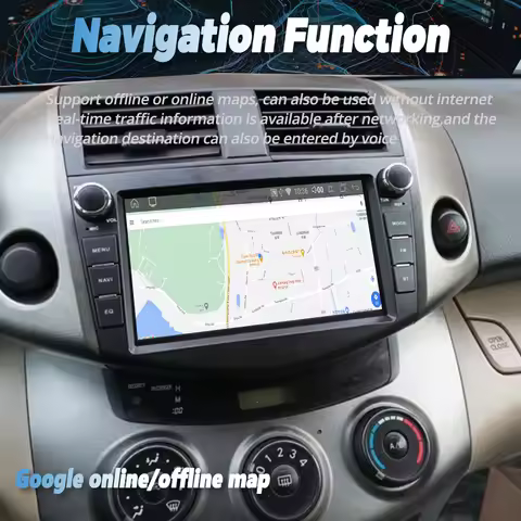 8inch Android 15 Car Multimedia Navigation Radio Player Stereo For Toyota RAV4 xa30 2006 2007-2011 2