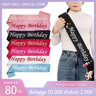 Colorful Happy Birthday Sash Happy Birthday Sash Birthday Sash Birthday Supplies