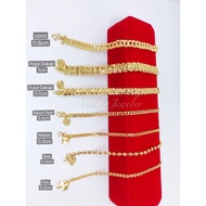 [VJ]Cop916 Bracelet “Kids” 999.9 Premium Gold Plated L:13cm-14cm <Rantai Tangan Budak>