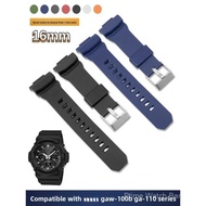 16mm Eco-Friendly Resin TPU Watch Strap For GA150 GA110 400 700 Series Watch Accessories