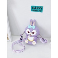 [Tik Tok Recommendation] Xingdailu Silicone Coin Purse Girl Bag Children Cute Cartoon Shock-resistant Wallet [W]