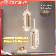 Lampu Gantung Kristal LED Lampu Hias Gantung Akrilik kamar tidur