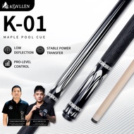 Pool Cue Stick Maple Shaft Low Deflection 58in 12mm Tip 19-20oz 3/8x8 Joint Professional Cue for 8 B