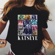 Katseye T Shirt Fashion Printed T-Shirts Women Summer Hot Sale 00s T-Shirt Fashion Harajuku Y2 Tshir