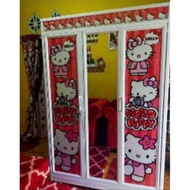 Complete installation of wardrobe mirror stickers