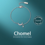 CHOMEL Singapore Wisteria Bracelet for women 18K Gold Plated gelang tangan chain cute diamond simple