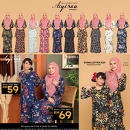 DSOFEA | Kurung Asyiraa 40 Ironless, Berpoket&amp; BF Friendly (RAYA 2024)