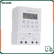 SERENDI Programmable Timer, AC 220V Microcomputer Digital Timer Switch, Smart Home 1Min - 168H 30A 1