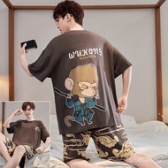 Loungewear Men's Pajamas Men's Modal Ice Silk Children New Style Summer Plus Size Youth Thin Style Z