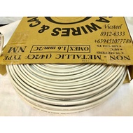 ◊PDX Wire / Loomex Wire Omega and Metro brand color white per roll 75 meters 14/2 12/2 10/2