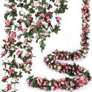 Artificial Flower 45 Small Rose Vines Home Decoration Ceiling Small Peony Flower Rattan Wedding Wind