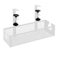 Cable Organizer Under Desk Tempat Penyimpanan Kabel Jepit Bawah Meja Adjustable Stainless Steel Cabl