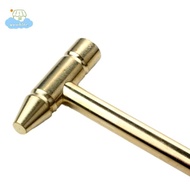 [LI] New 6 in 1 Micro Mini Multifunction Multi Brass Hammer 3 kinds Screwdriver Bits Poet DIY Tools 